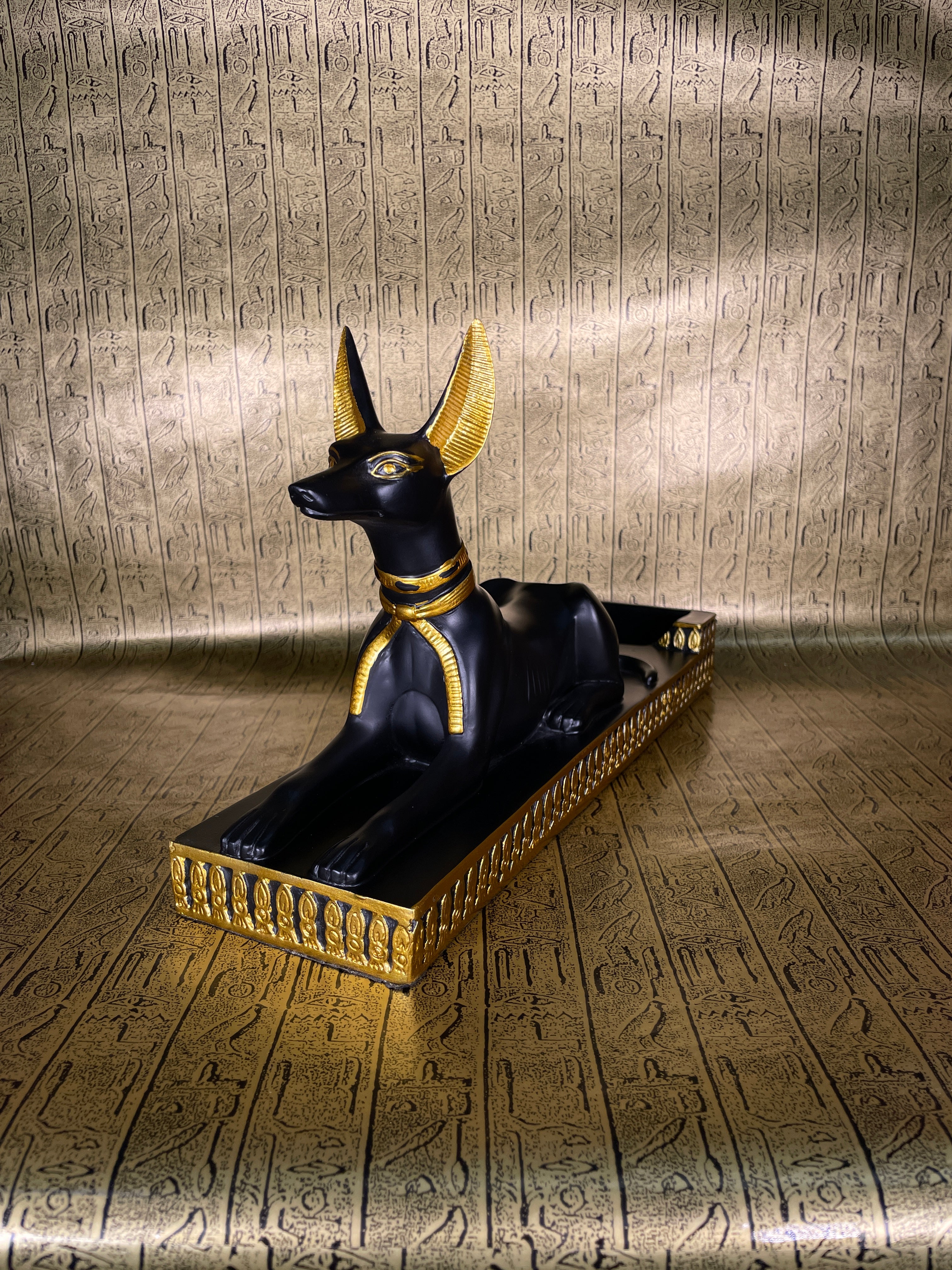 Anubis Wine Bottle Holder