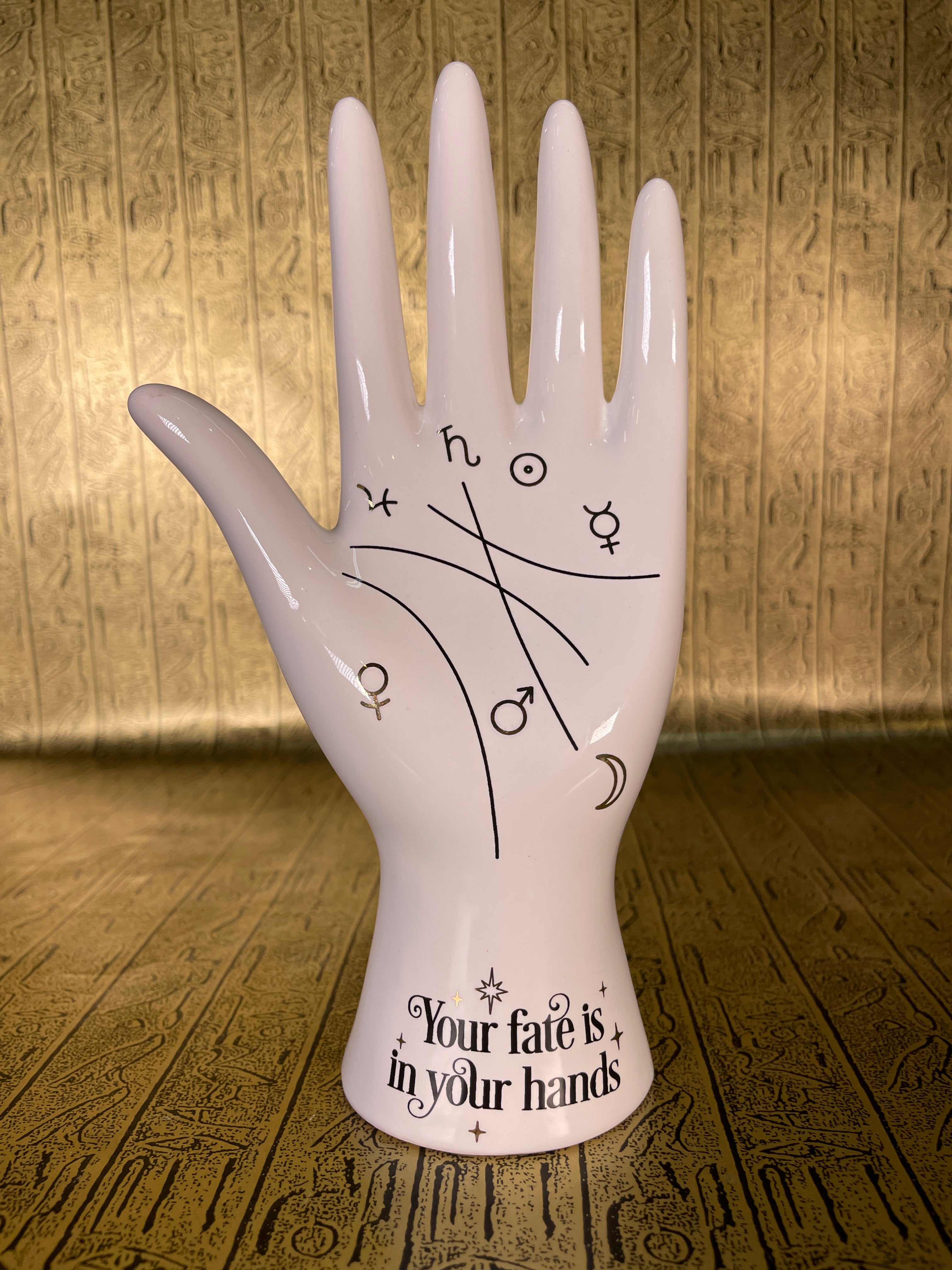 Porcelain Palm Statue