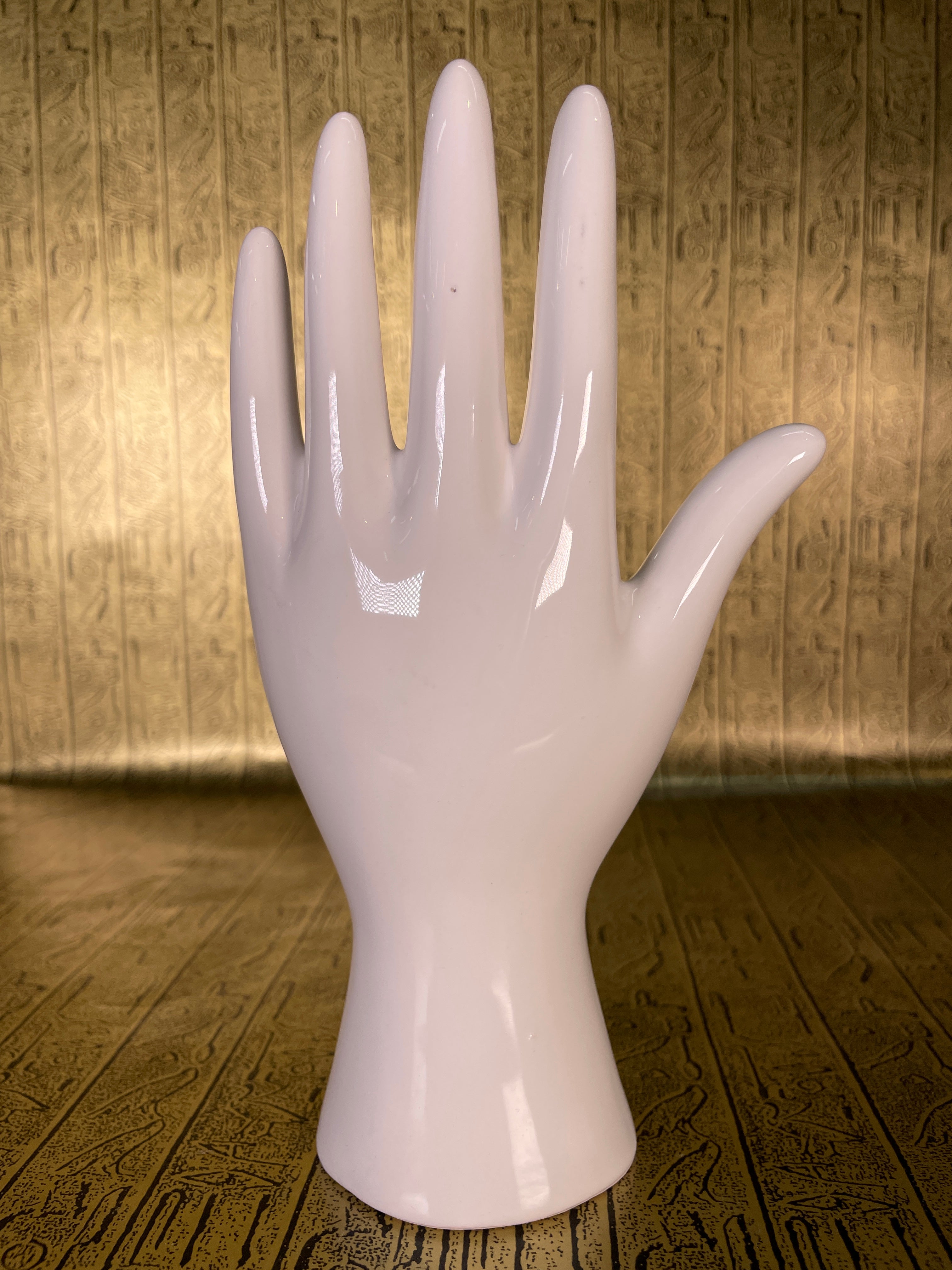 Porcelain Palm Statue