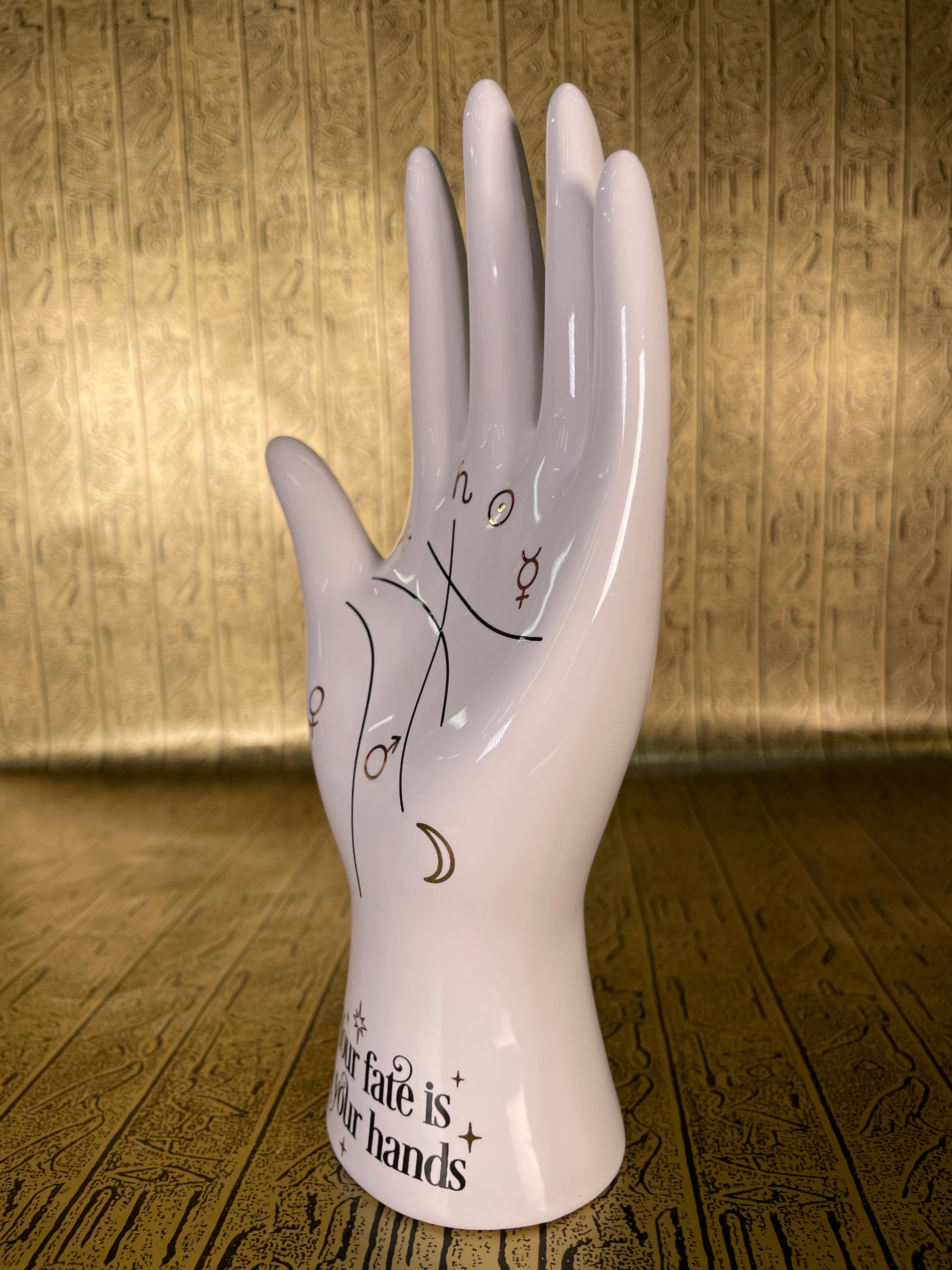 Porcelain Palm Statue