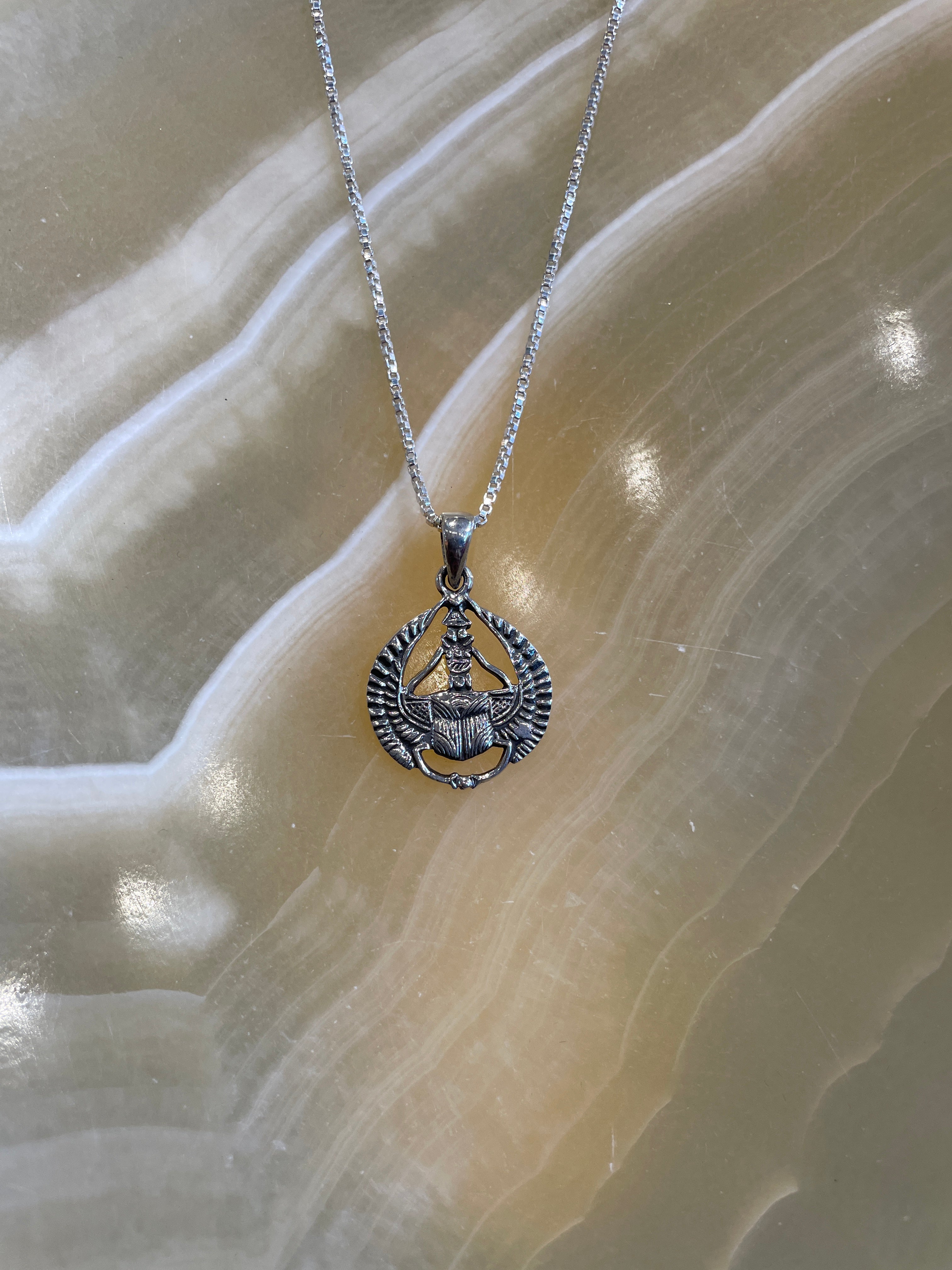 Winged Scarab Pendant