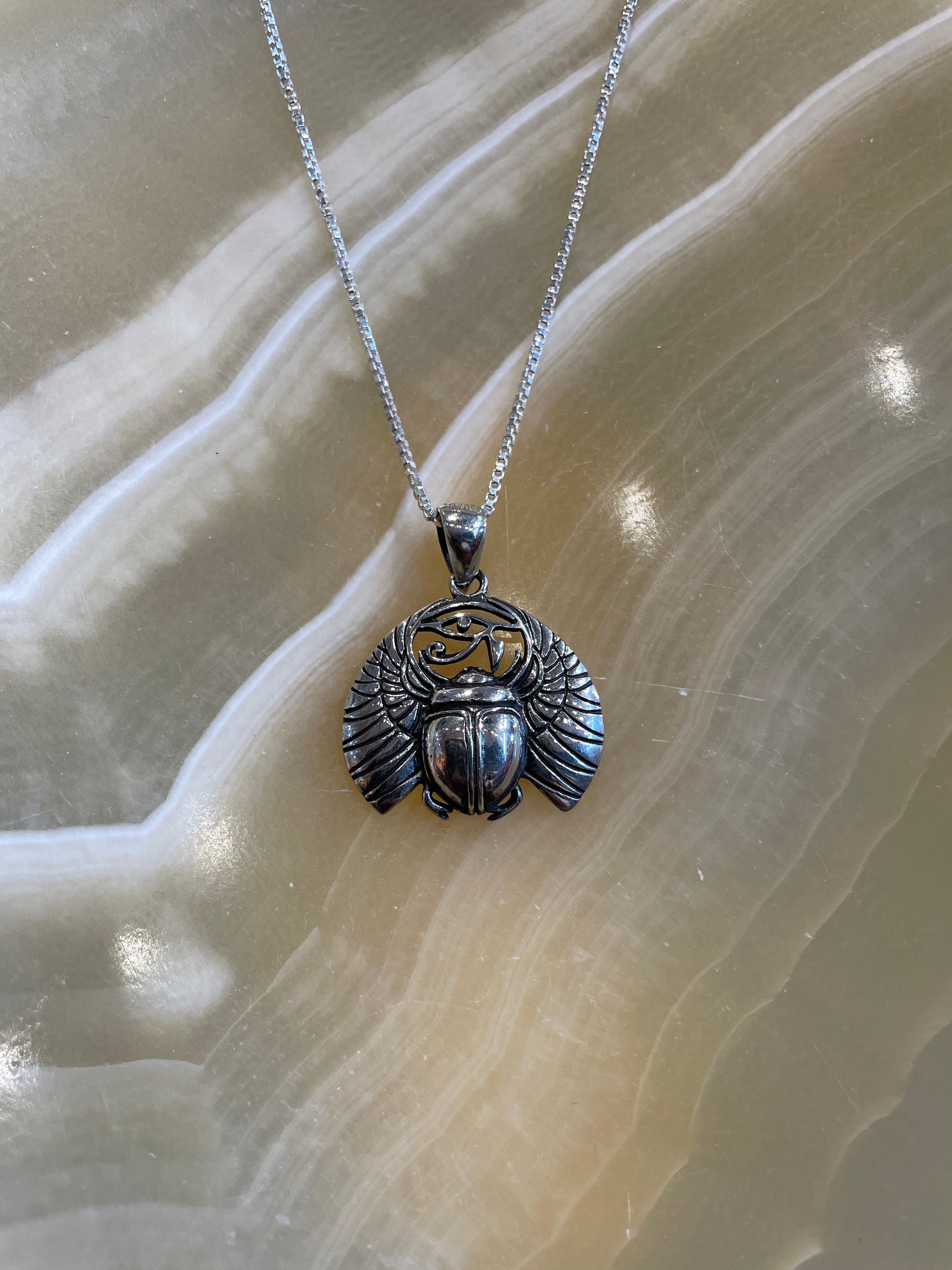Winged Scarab Pendant