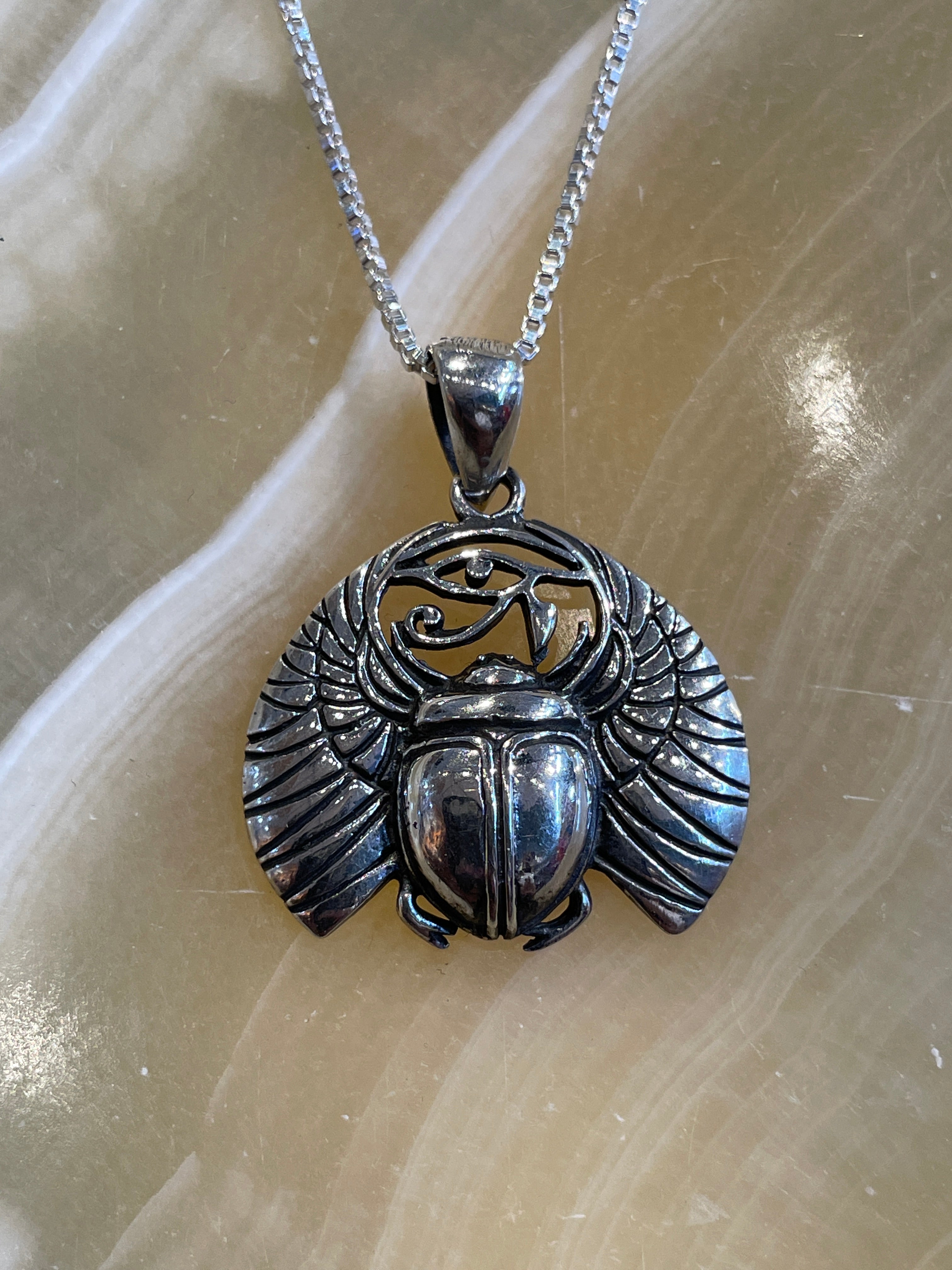 Winged Scarab Pendant