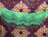 Egyptian Style Belly Dance Hip Scarf - Lime Green Chiffon Coin Belt for Belly Dancing